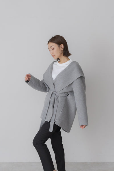 フーディーショートコート|HOODIE SHORT COAT