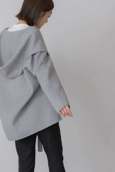 フーディーショートコート|HOODIE SHORT COAT