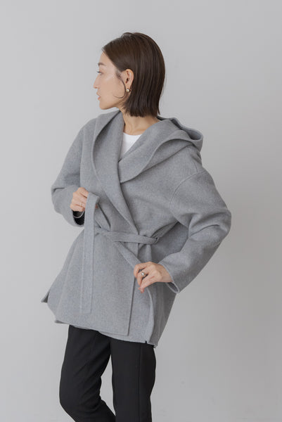 フーディーショートコート|HOODIE SHORT COAT