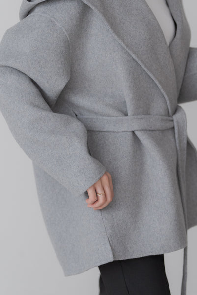 フーディーショートコート|HOODIE SHORT COAT