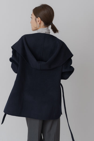 フーディーショートコート|HOODIE SHORT COAT