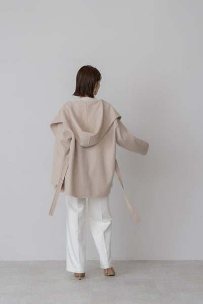 フーディーショートコート|HOODIE SHORT COAT