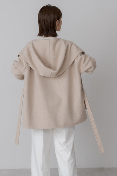 フーディーショートコート|HOODIE SHORT COAT
