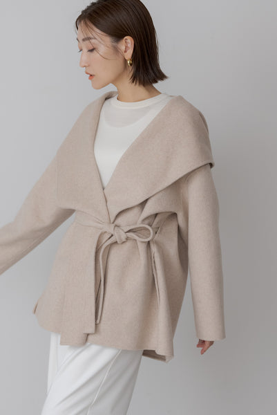 フーディーショートコート|HOODIE SHORT COAT