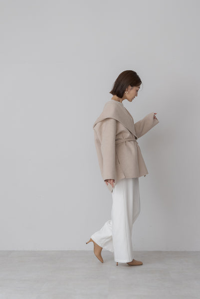 フーディーショートコート|HOODIE SHORT COAT