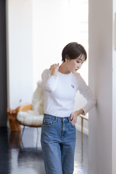 Rib cut and sew | RIB CUT AND SEW