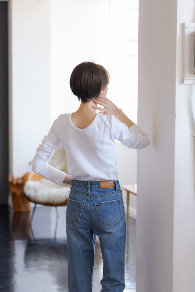 Rib cut and sew | RIB CUT AND SEW