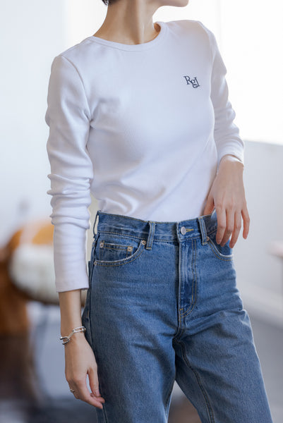 Rib cut and sew | RIB CUT AND SEW