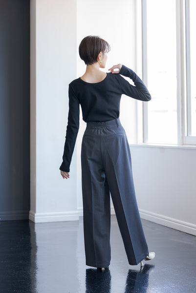 Rib cut and sew | RIB CUT AND SEW