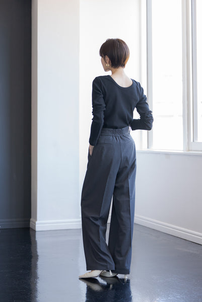 Rib cut and sew | RIB CUT AND SEW