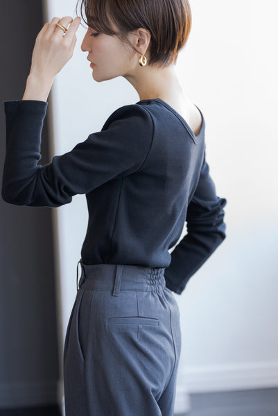 Rib cut and sew | RIB CUT AND SEW