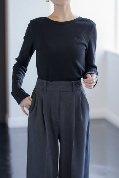 Rib cut and sew | RIB CUT AND SEW