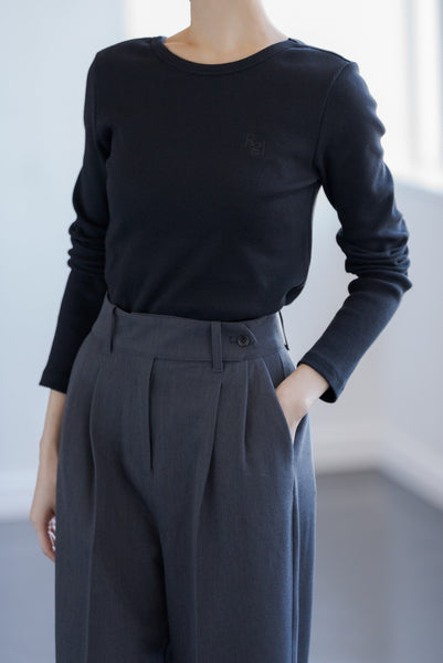 Rib cut and sew | RIB CUT AND SEW