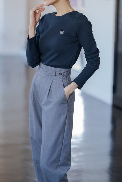 Rib cut and sew | RIB CUT AND SEW