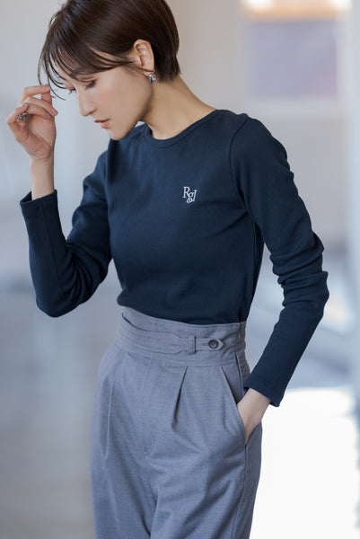 Rib cut and sew | RIB CUT AND SEW