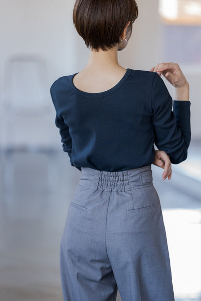 Rib cut and sew | RIB CUT AND SEW