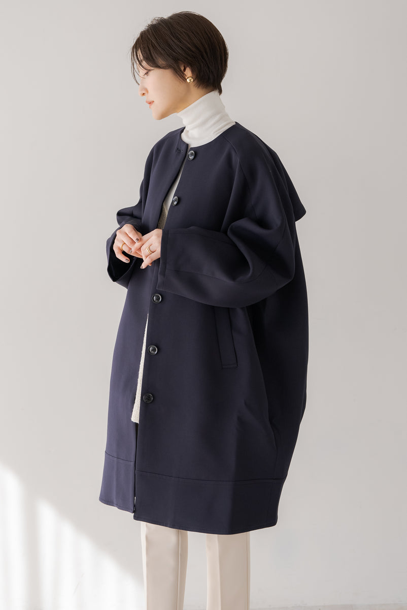 ノーカラーコクーンコート｜NO COLLAR COCOON COATの通販