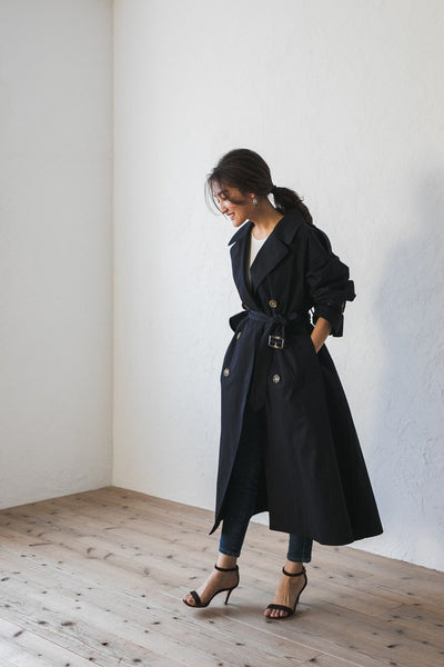 VOLUME TRENCH COAT