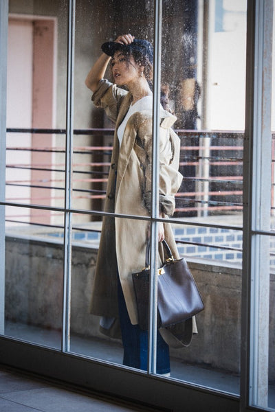 VOLUME TRENCH COAT