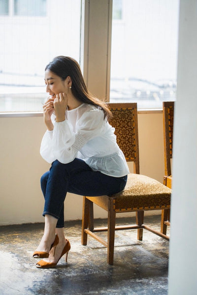 Balloon sleeve blouse|BALLOON SLEEVE BLOUSE