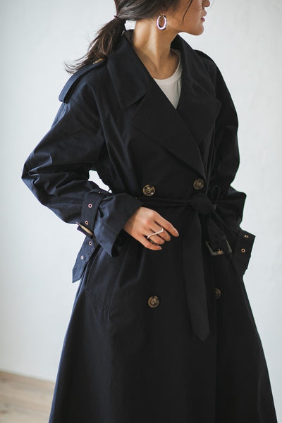 VOLUME TRENCH COAT