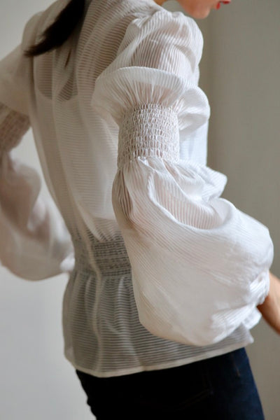 Balloon sleeve blouse|BALLOON SLEEVE BLOUSE