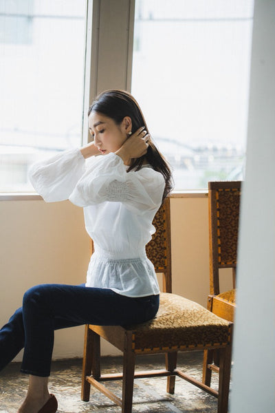 Balloon sleeve blouse|BALLOON SLEEVE BLOUSE