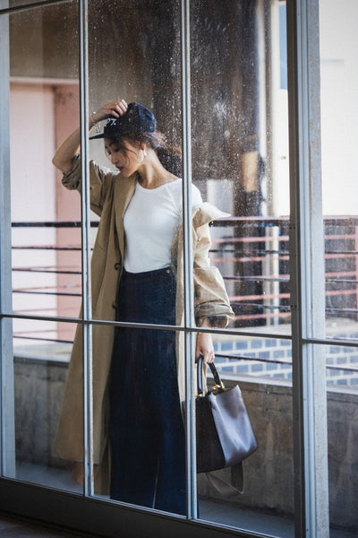 VOLUME TRENCH COAT