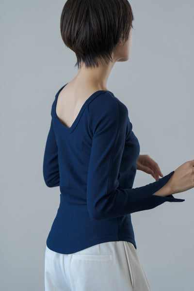 Slit sleeve long T-shirt | SLIT SLEEVE LONG TEE