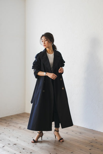 VOLUME TRENCH COAT