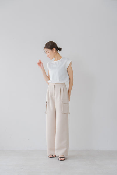 【5月31日(金)20:00〜 販売開始】サテンカーゴパンツ｜SATIN CARGO PANTS