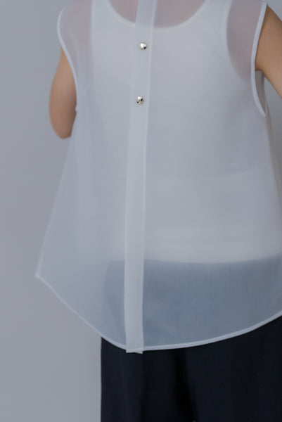 【6月27日(木)20:00〜 販売開始】シアーラッセル ノースリトップス｜SHEER RUSSEL NO SLEEVE TOPS