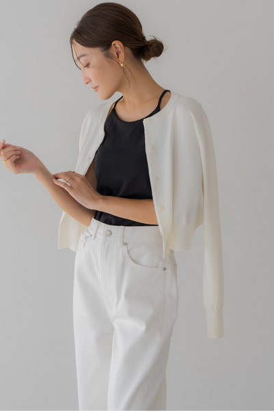 【8月28日(木)12:00〜 受注予約開始】ベーシックショートカーディガン｜BASIC SHORT CARDIGAN