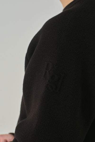 【10月29日(水)12:00〜 受注予約開始】サイドファスナーエンボスニット｜SIDE ZIPPER EMBOSSED KNIT