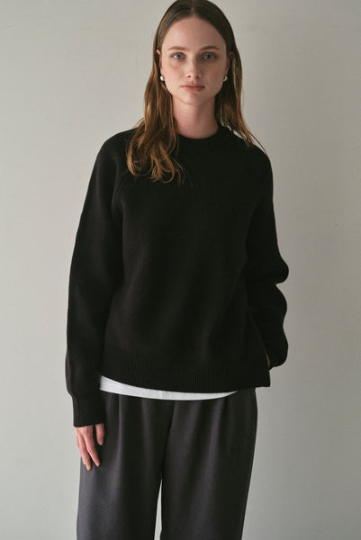 【10月29日(水)12:00〜 受注予約開始】サイドファスナーエンボスニット｜SIDE ZIPPER EMBOSSED KNIT