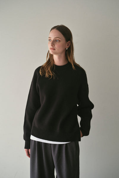 【10月29日(水)12:00〜 受注予約開始】サイドファスナーエンボスニット｜SIDE ZIPPER EMBOSSED KNIT