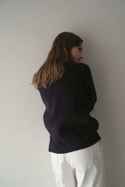 【10月29日(水)12:00〜 受注予約開始】サイドファスナーエンボスニット｜SIDE ZIPPER EMBOSSED KNIT