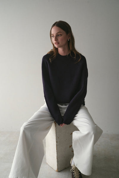 【10月29日(水)12:00〜 受注予約開始】サイドファスナーエンボスニット｜SIDE ZIPPER EMBOSSED KNIT