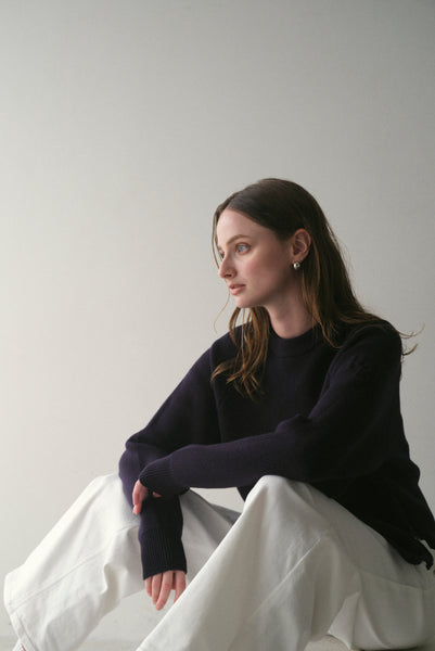 【10月29日(水)12:00〜 受注予約開始】サイドファスナーエンボスニット｜SIDE ZIPPER EMBOSSED KNIT