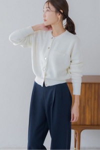 パイピング ショートカーディガン｜PIPING SHORT CARDIGANの通販｜regleam