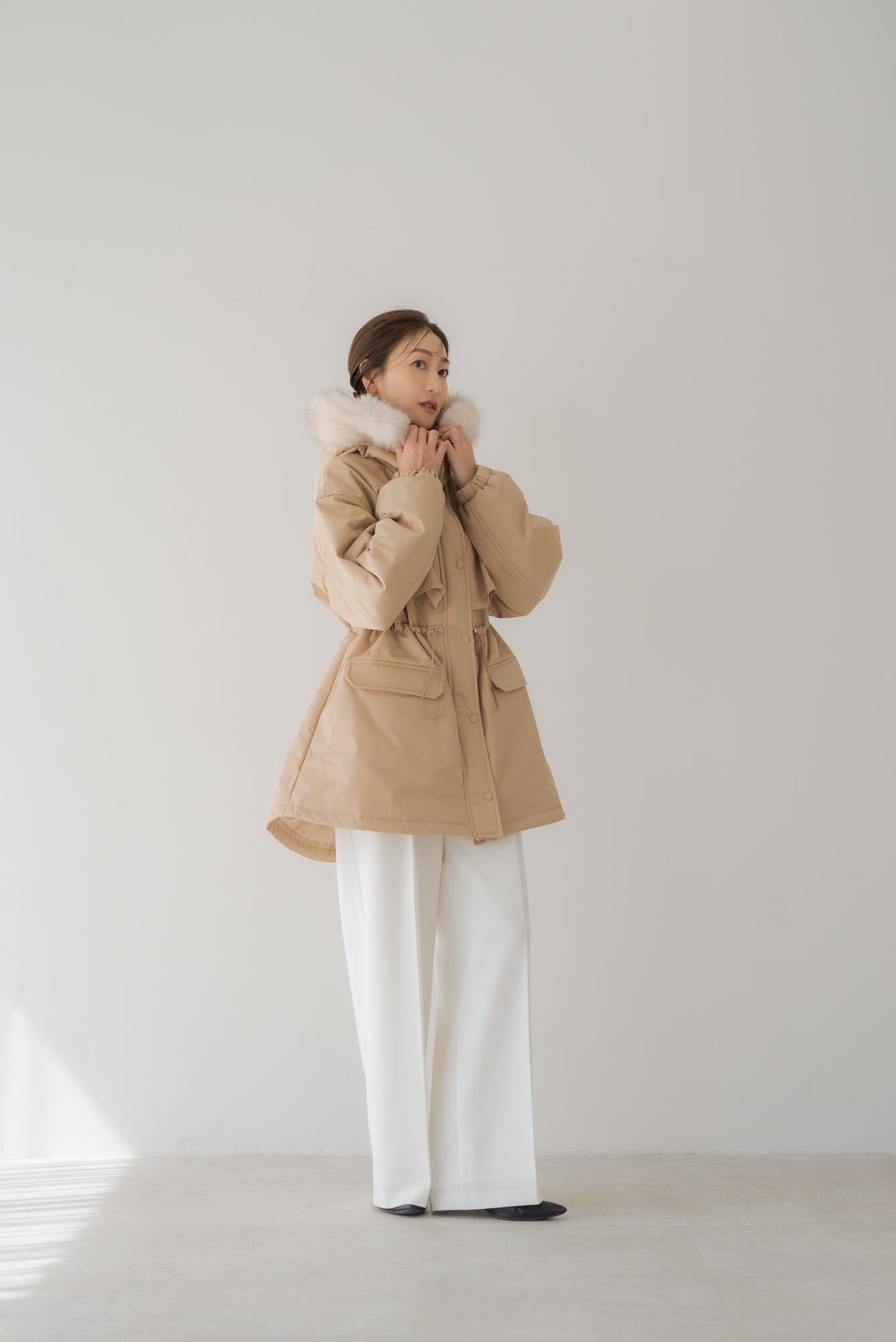 ファー付きミリタリーコート｜FUR MILITARY COATの通販｜regleam