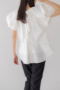 Back Ribbon Blouse バックリボンブラウス gypsohila バックリボンブラウス｜BACK RIBBON BLOUSEの通販｜regleam