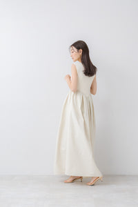 ラウンド切り替えリブワンピース｜ROUND SWITCHING RIB MAXI DRESSの
