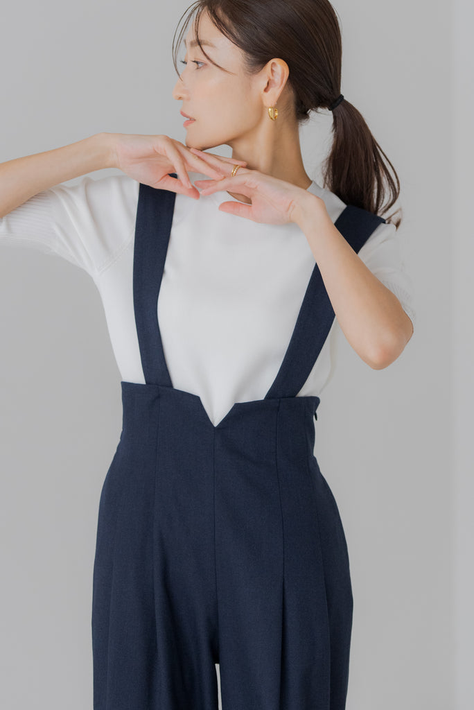 LAppaハイウェスト2WAYサロペット HIGH WAIST 2WAY OVERALLS