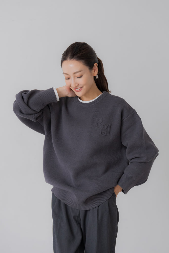 ユニセックスエンボスロゴニット ｜UNISEX EMBOSSED LOGO KNITの通販 ...