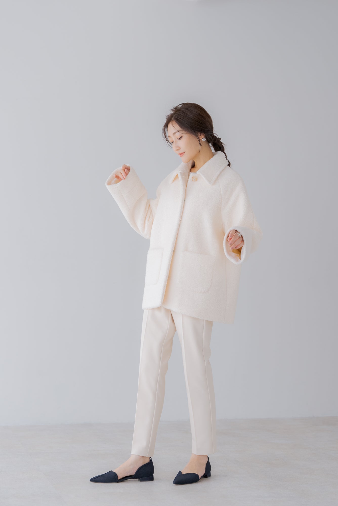 ブークレボタンジャケット｜BOUCLE BUTTON JACKETの通販｜regleam