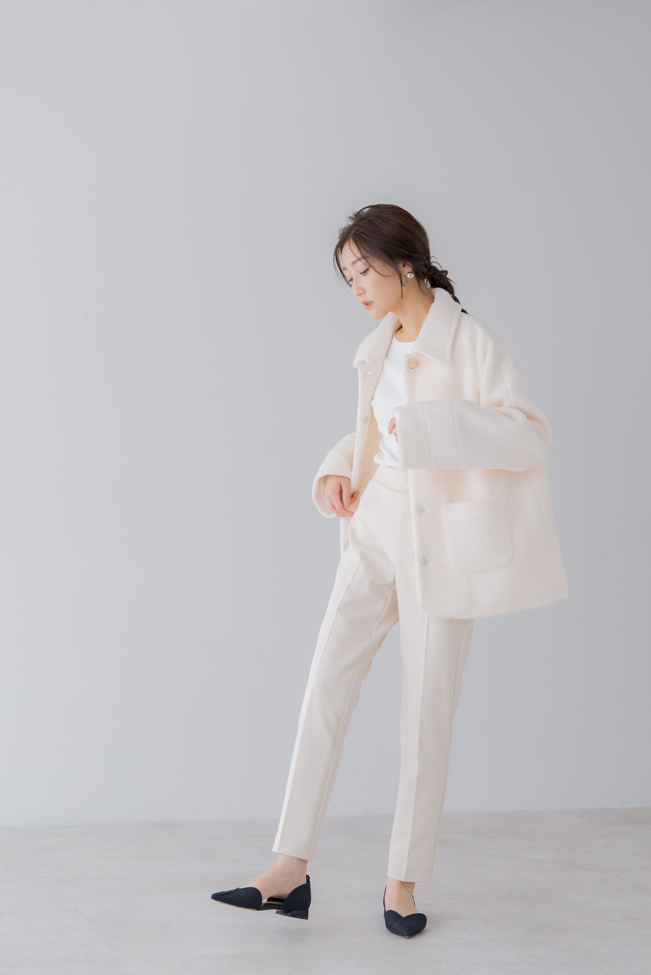 regleamリグリーム ブークレボタンジャケット ブークレジャケット｜BOUCLE JACKETの通販｜regleam
