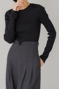 襟付リブニット｜WITH COLLAR RIB KNITの通販｜regleam