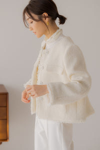 フリンジツイードジャケット｜FRINGE TWEED JACKETの通販｜regleam