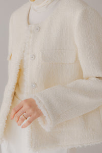 フリンジツイードジャケット｜FRINGE TWEED JACKETの通販｜regleam